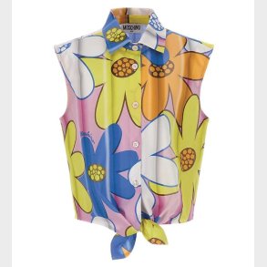 Moschino Skjorte - Pink/Bl/Gul