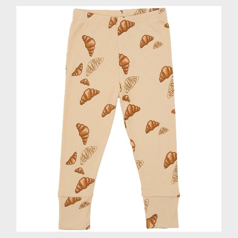 VACVAC Leggings - Carli - Big Croissant - Beige