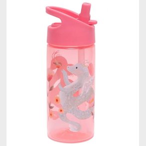 Petit Monkey Drikkedunk - Fairytale Dragon - 380 ml - Peony Pink