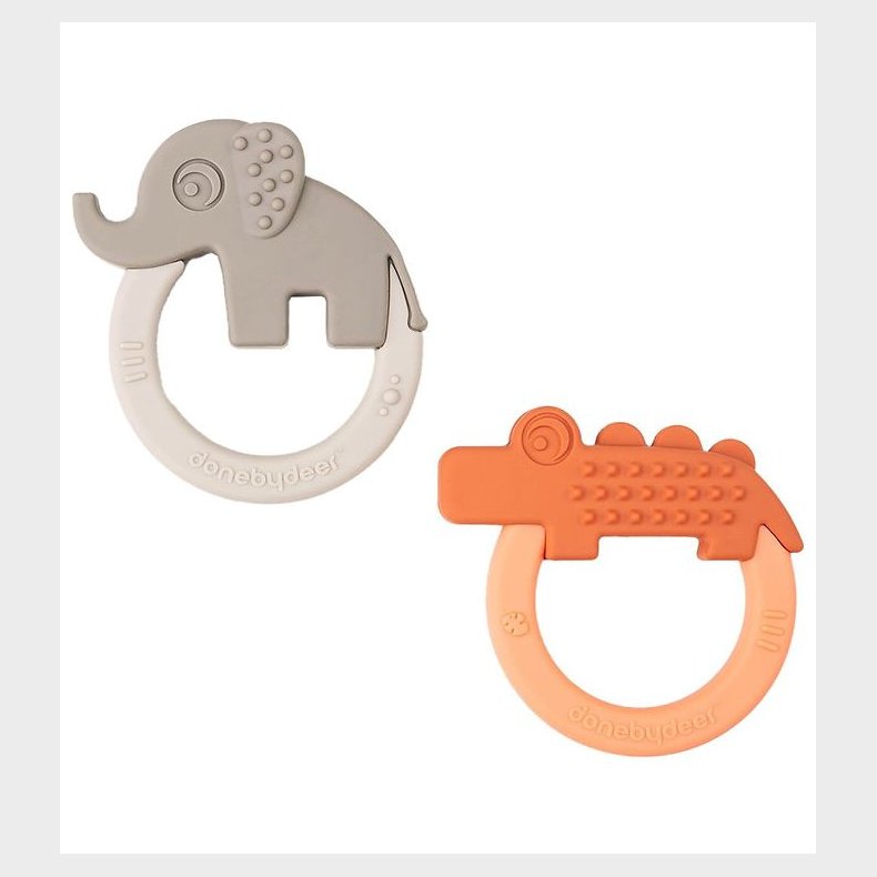 Done By Deer Bidering - 2-pak - Deer Friends - Papaya/Sand