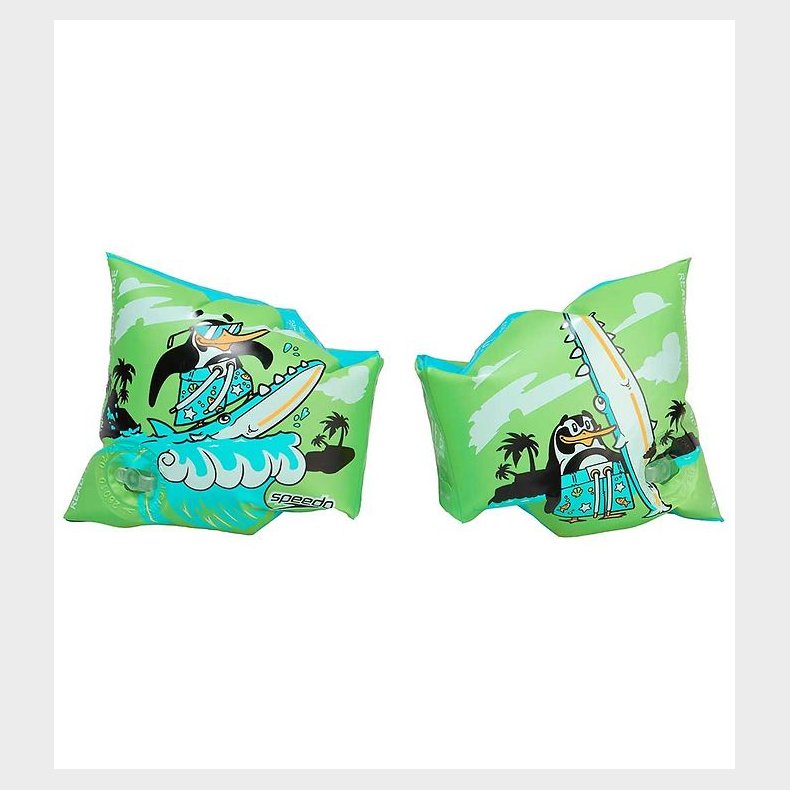 Speedo Badevinger - Grn/Bl