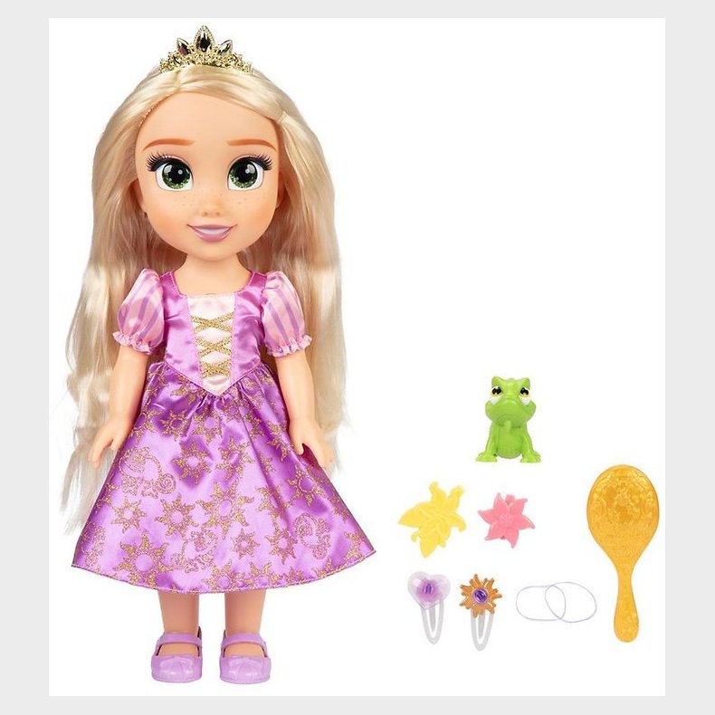 Disney Princess Dukke m. Lyd - 38 cm - Rapunzel