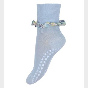 GoBabyGo Skridsikre Strmper - Bamboo/Liberty - Sky Blue/Michell