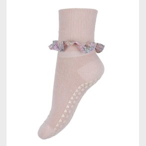 GoBabyGo Skridsikre Strmper - Bamboo/Liberty - Soft Pink/Michel