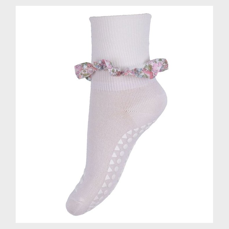 GoBabyGo Skridsikre Strmper - Bamboo/Liberty - Off White