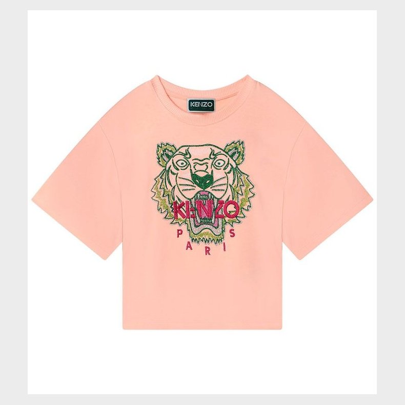 Kenzo T-shirt - Rosa m. Tiger