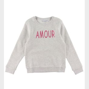 Name It Sweatshirt - NkfTyra - Light Grey Melange