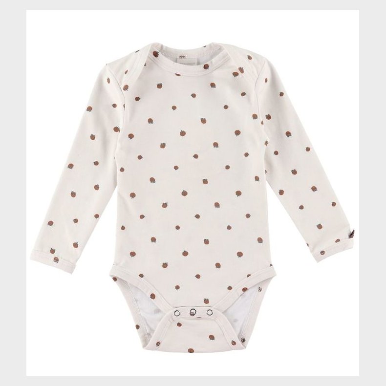 Smallstuff Body l/ - Jordbr - White/Rosehip