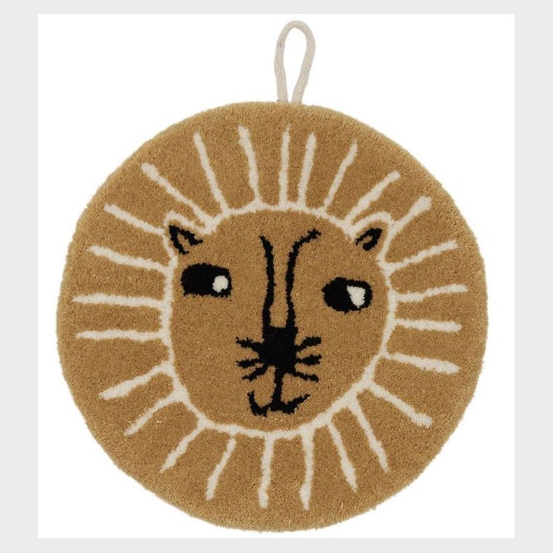 OYOY Vgtppe - 28 cm - Lion - Caramel