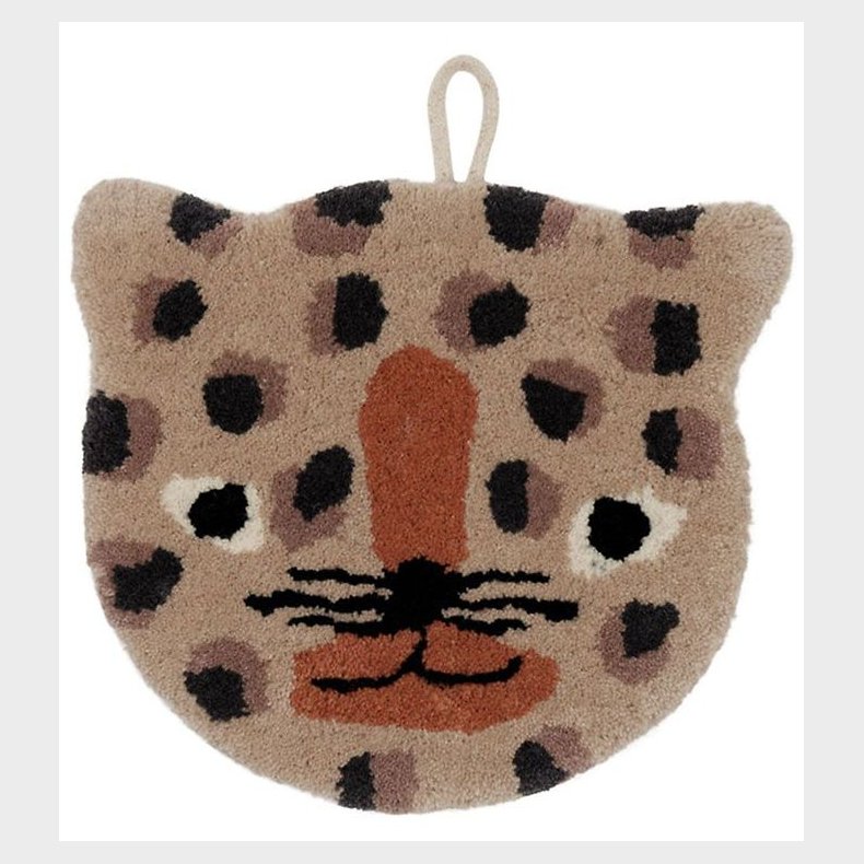OYOY Vgtppe - 24x28,5 cm - Leopard - Camel
