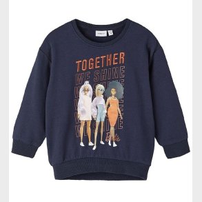 Name It Sweatshirt - NmfNina Barbie - Dark Sapphire