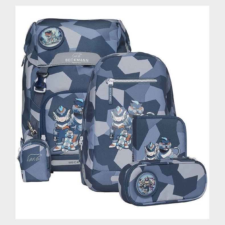 Beckmann Skoletaskest - Classic - Tiger Race