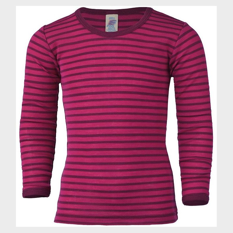 Engel Bluse - Uld/Silke - Raspberry/Orchid