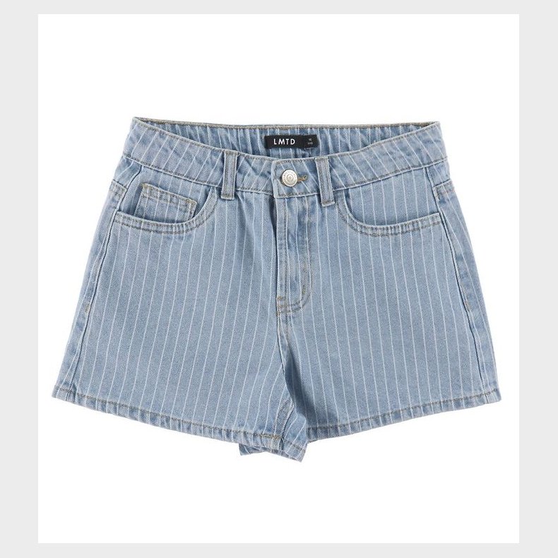 LMTD Shorts - Noos - NlfPinizza - Light Blue Denim/Pinstripes