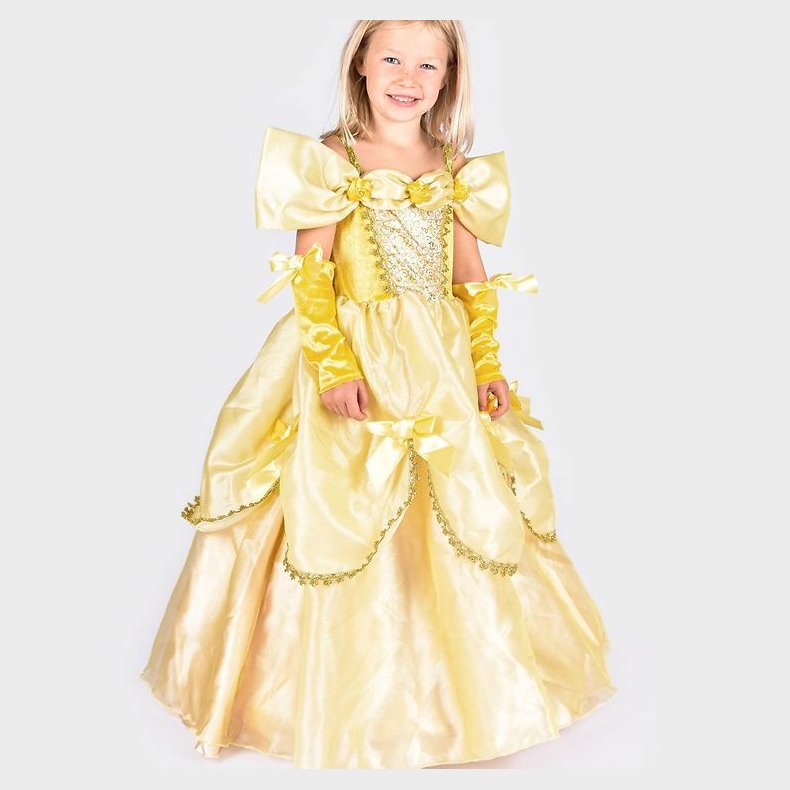 Den Goda Fen Udkl�dning - Prisessekjole - Gul