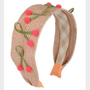 Meri Meri Hrbjle - Raffia Headband Cherries