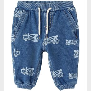 Name It Sweatpants - NbmBen - Medium Blue Denim