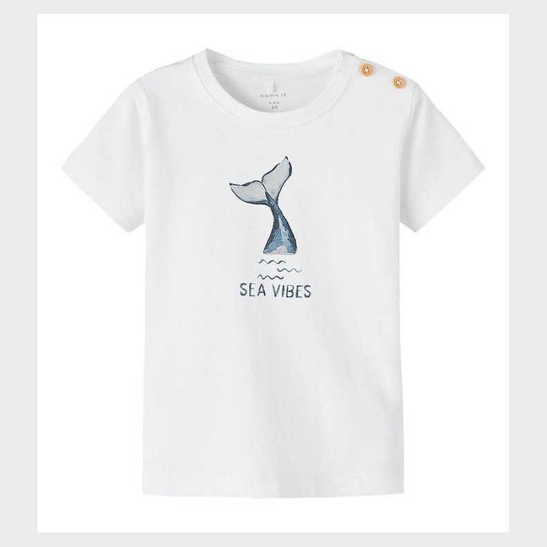 Name It T-shirt - NbmFogat - Bright White