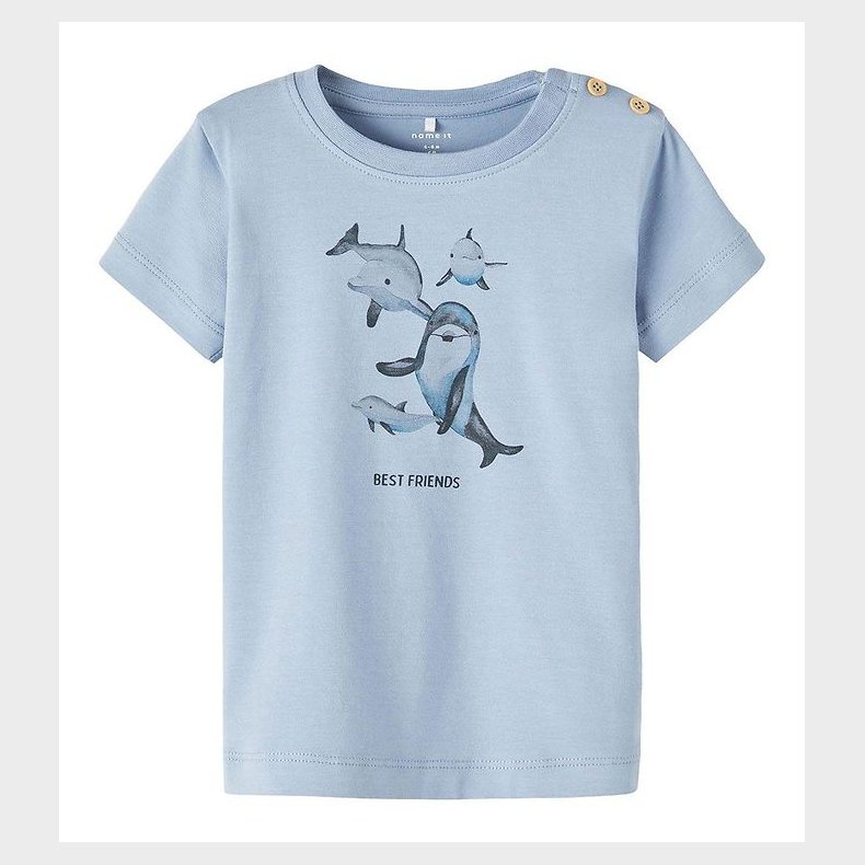 Name It T-shirt - NbmFogat - Dusty Blue