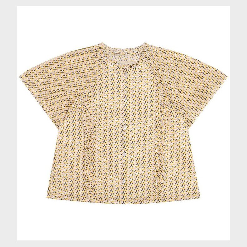 Zadig & Voltaire Top - Gold Yellow m. Mnster