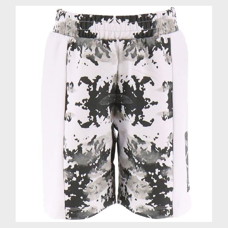 EA7 Sweathorts - Hvid/Sort m. Camouflage