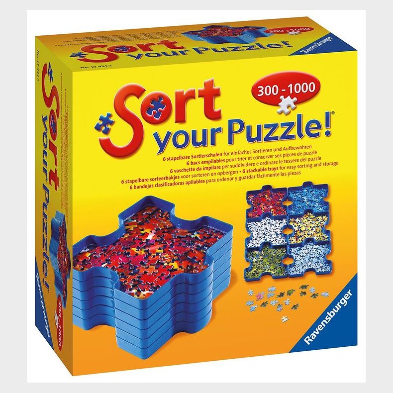 Ravensburger Sorteringsbakker - Puslespil - 300-1000 Brikker