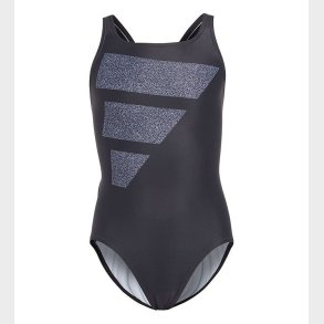 adidas Performance Badedragt - BIG BARS - Bl/Sort