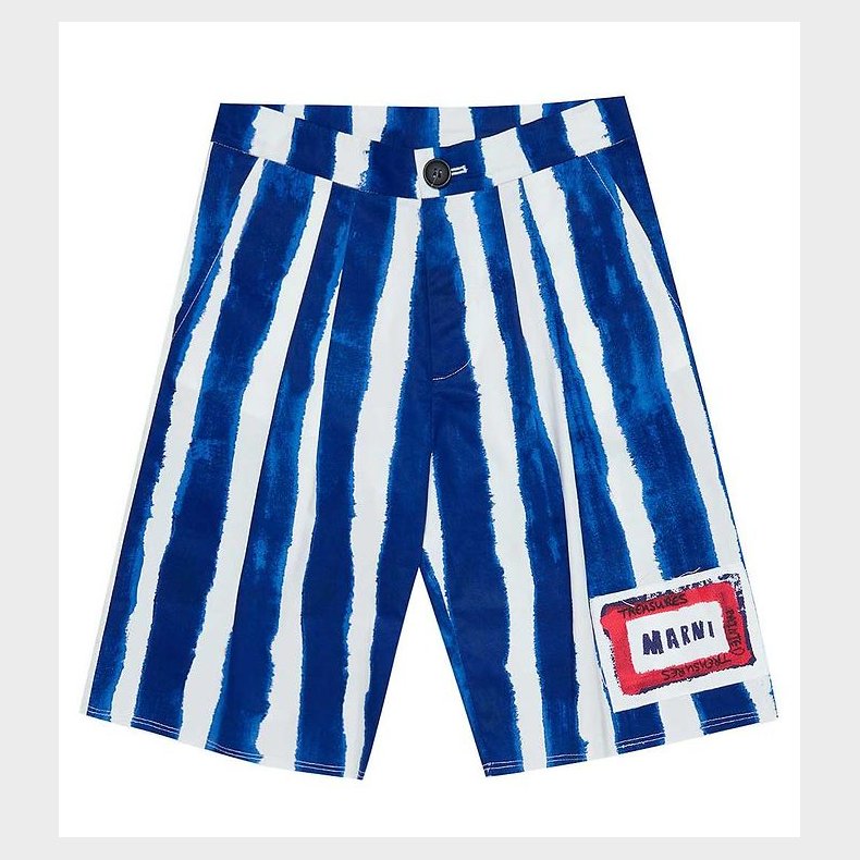 Marni Shorts - Bl/Hvidstribet