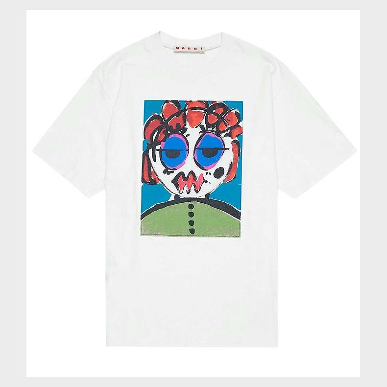 Marni T-Shirt - Hvid m. Print