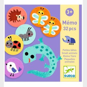 Djeco Vendespil - 32 brikker - Sm Dyr