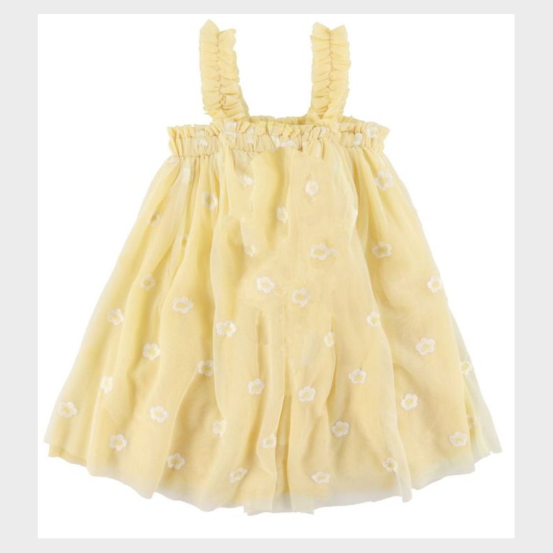 Stella McCartney Kids Tylkjole - Gul m. Blomster