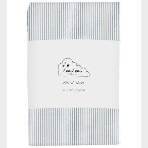 Cam Cam Strklagen - 60x120x15 cm - Classic Stripes Blue