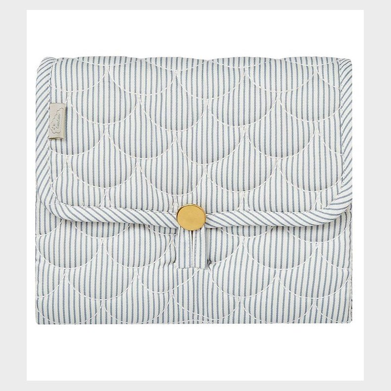 Cam Cam Pusleunderlag - Quilted - 70x44 cm - Classic Stripes Blu