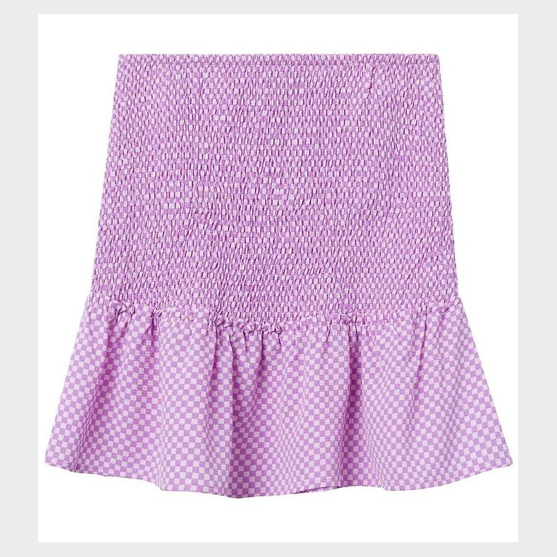 LMTD Nederdel - NlfEckali - Lilac Chiffon/Checks