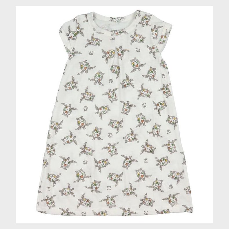 Katvig Kjole - Uld - Hvid m. Skildpadder