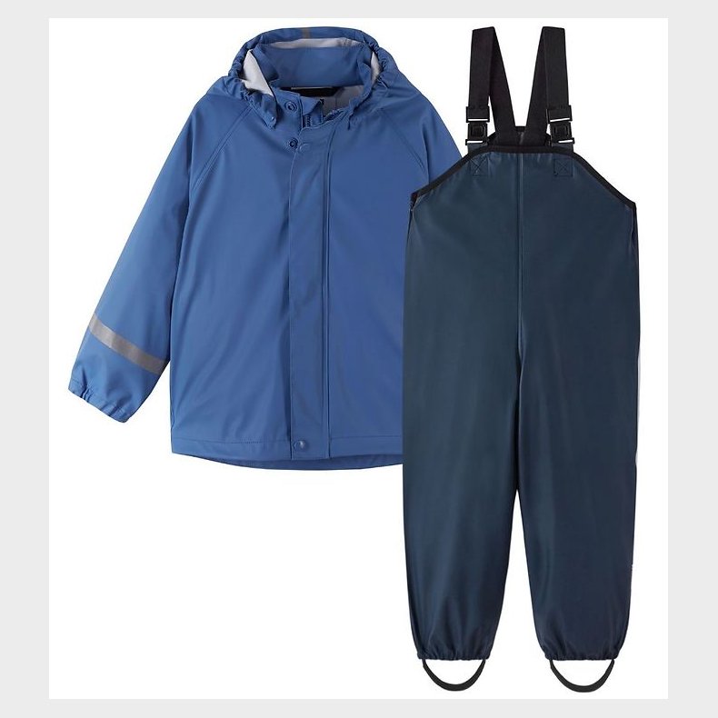 Reima Regntj m. Seler - Tihku - PU - Denim Blue