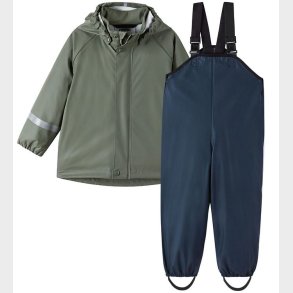 Reima Regnt�j m. Seler - Tihku - PU - Greyish Green