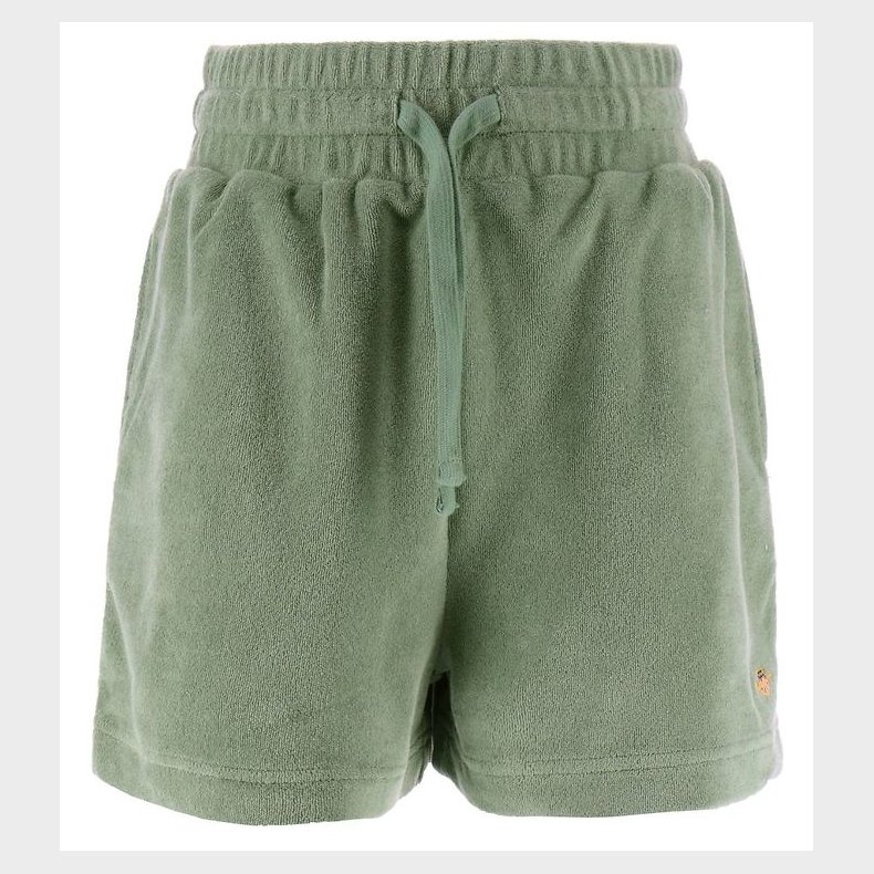 GANT Shorts - High Waist Toweling - Kalamata Green