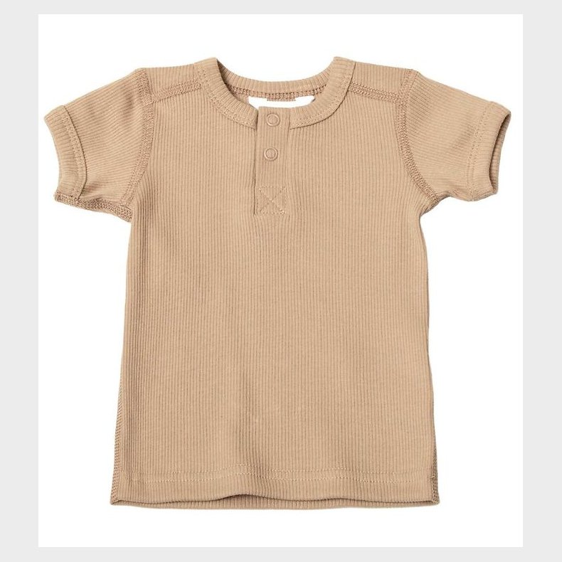 Joha T-shirt - Rib - Beige