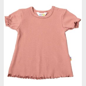 Joha T-shirt - Rib - A-shape - Rosa
