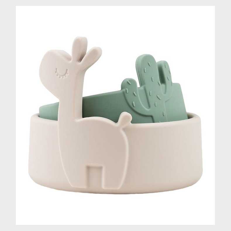 Done By Deer Sk�l - 2-pak - Lalee - Sand/Gr�n