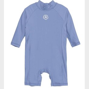 Color Kids Badeheldragt l/s - UV40+ - Coronet Blue