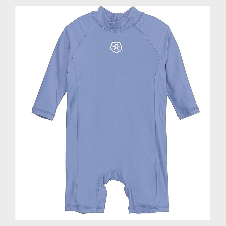 Color Kids Badeheldragt l/s - UV40+ - Coronet Blue