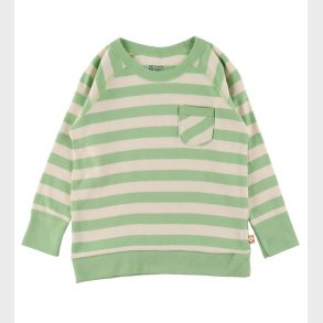 Katvig Bluse - Grn/Hvid Stribet