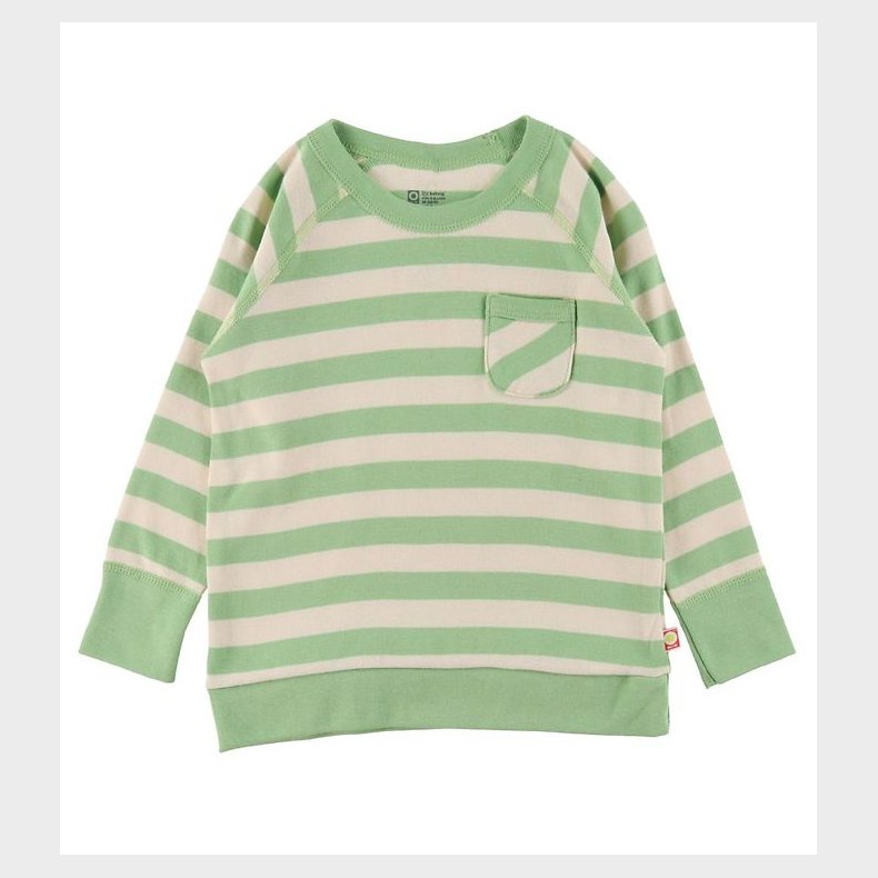 Katvig Bluse - Grn/Hvid Stribet