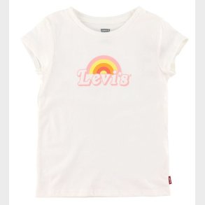 Levis Kids T-shirt - Rainbow Graphic - Hvid
