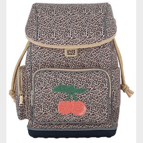 Jeune Premier Skoletaske - Leopard Cherry
