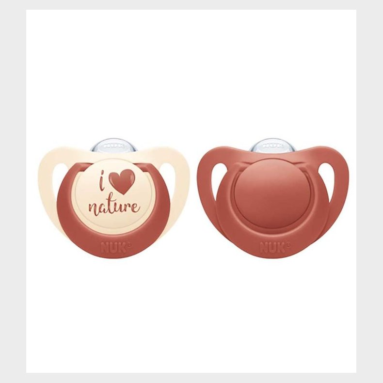 Nuk Sutter - For Nature - 2-pak - R�d