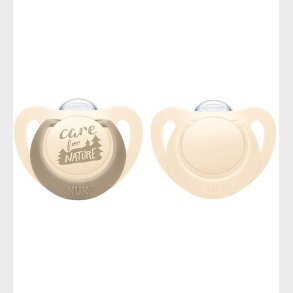 Nuk Sutter - For Nature - 2-pak - Creme