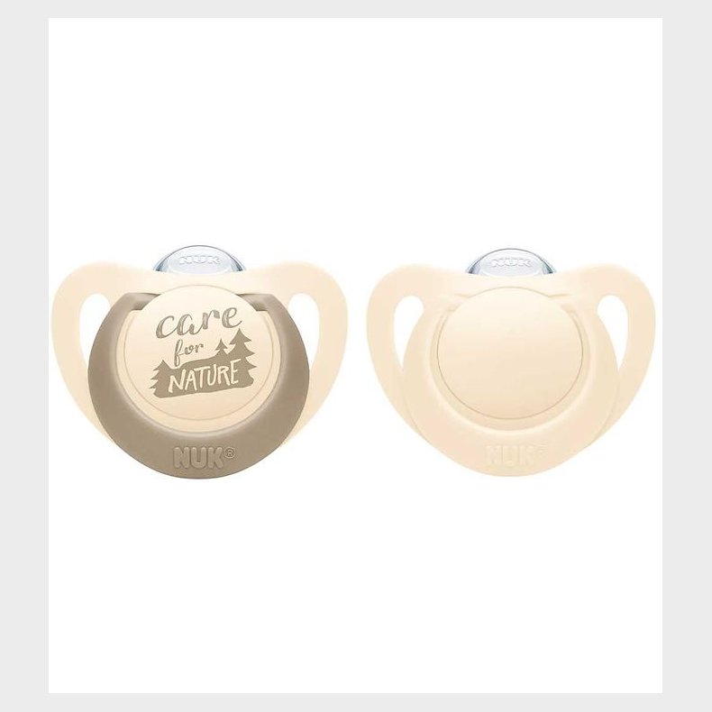Nuk Sutter - For Nature - 2-pak - Creme